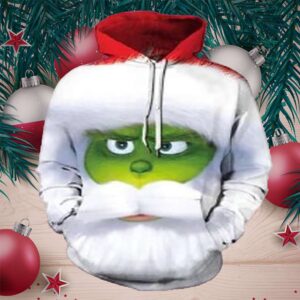 How the Grinch Stole Christmas 3D Merry Christmas Hoodie
