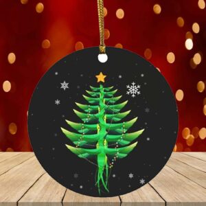 Hummingbird Christmas Lights Tree Circle Ornament – O Christmas Tree Hummingbird Christmas Lights Kee