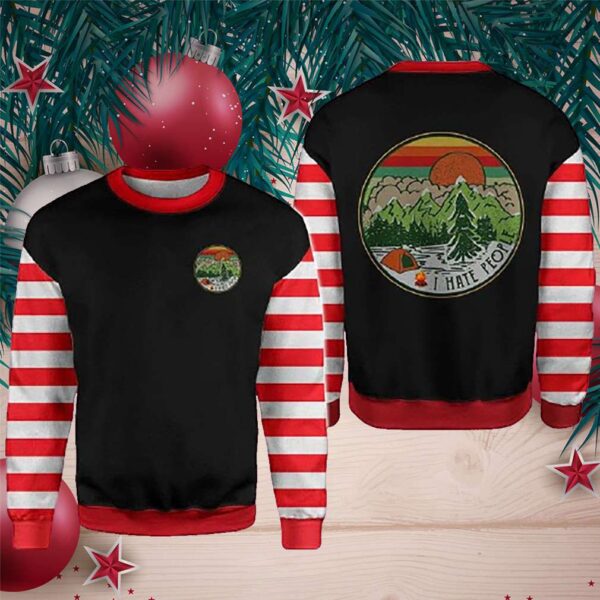 I Hate People Christmas Camping 3D All Over Printed Shirt