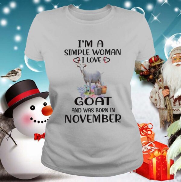 Im A Simple Woman I Love Goat And Was Born In November