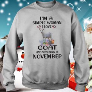 Im A Simple Woman I Love Goat And Was Born In November