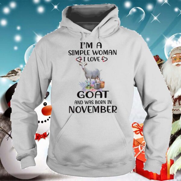 Im A Simple Woman I Love Goat And Was Born In November