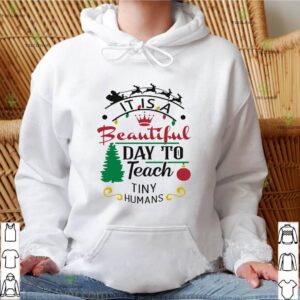 It Is A Beautiful Day To Teach Tiny Humans Christmas Sweatshirt