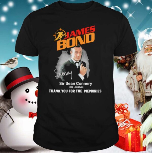James Bond Sir Sean Connery 1930 Forever Thank You For The Memories shirt