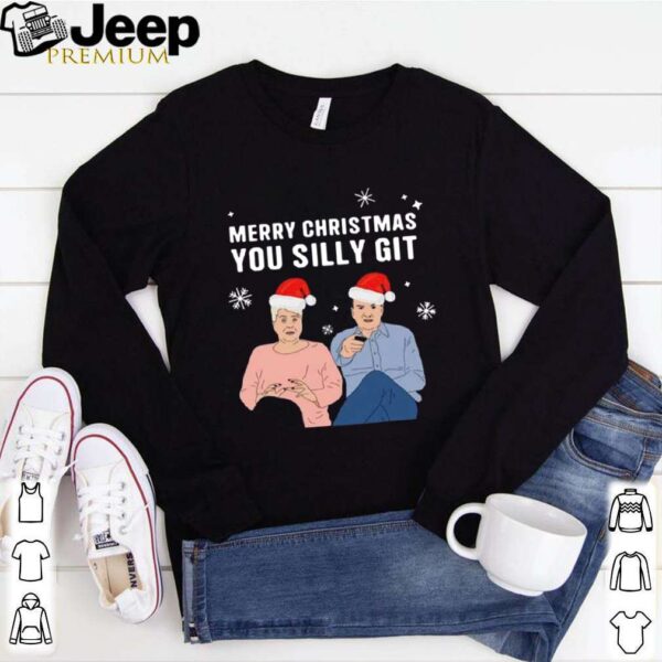 Jenny And Lee Ugly Merry Christmas You Silly Git shirt