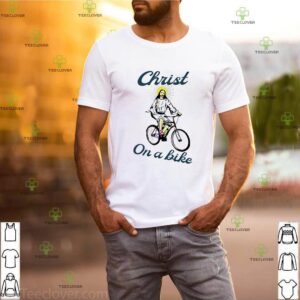 Jesus Christ on a bike shirt