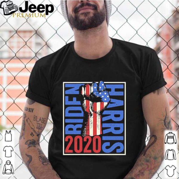 Joe Biden Kamala Harris 2020 USA Flag Resist Fist hoodie, sweater, longsleeve, shirt v-neck, t-shirt