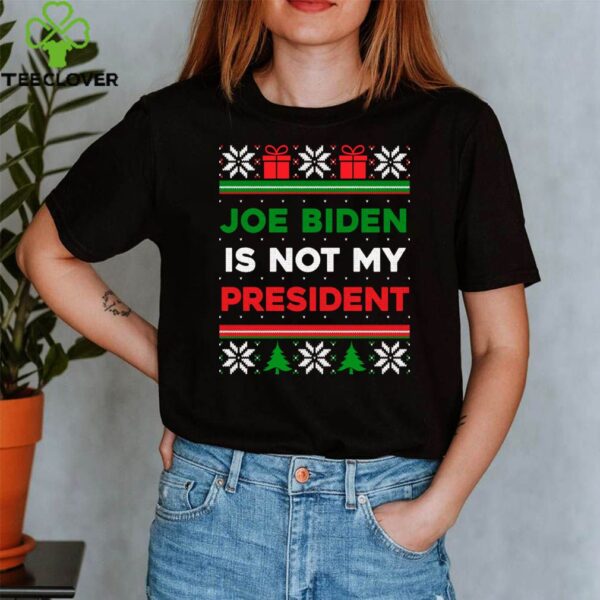 Joe Biden is Not My President Ugly Christmas hoodie, sweater, longsleeve, shirt v-neck, t-shirt