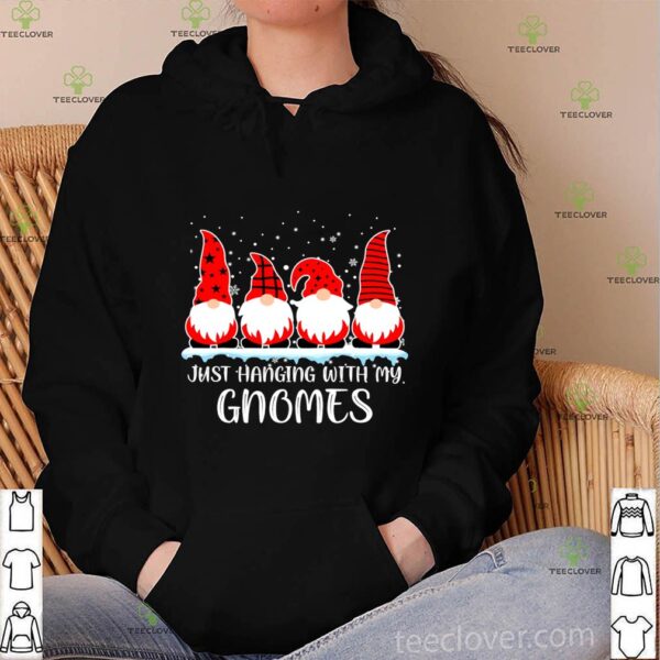 Just Hanging With My Gnomies Santa Gnome Christmas Pajama hoodie, sweater, longsleeve, shirt v-neck, t-shirt