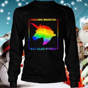 LGBT unicorn feeling magical but also stabby