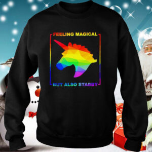 LGBT unicorn feeling magical but also stabby