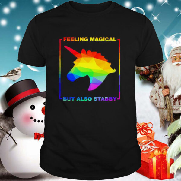 LGBT unicorn feeling magical but also stabby