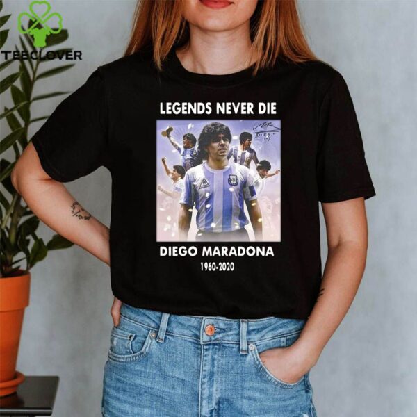 Legend never dies Diego Armando Maradona 1960 2020 10 Soccer Legend Footbal, Napoli Maradona Legend Soccer Shirt