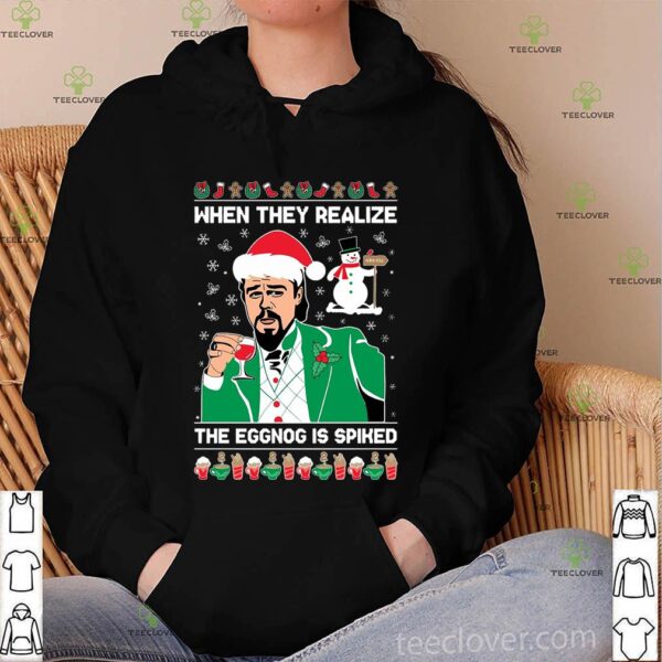 Leo Laughing Dank Meme Snowman When They Realize The Eggong Is Spiked Ugly Merry Christmas SweatshirtLeo Laughing Dank Meme Snowman When They Realize The Eggong Is Spiked Ugly Merry Christmas Sweatshirt