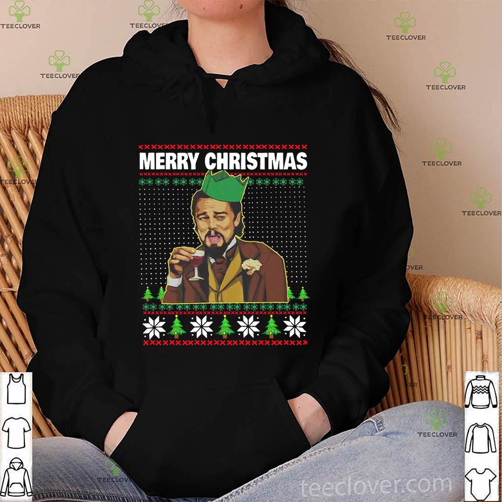 Leo Laughing Dank Meme Ugly Merry Christmas Sweatshirt