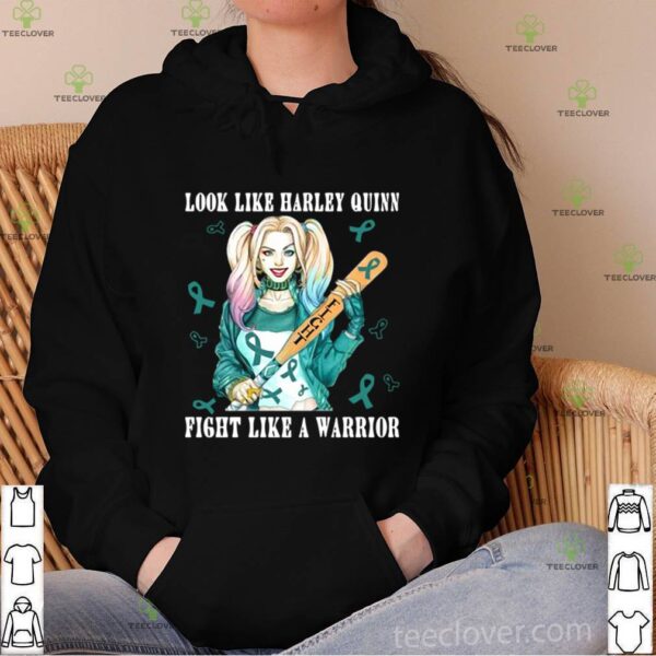 Look Like Harley Quinn Fight Like A Warrior Breast Cancer hoodie, sweater, longsleeve, shirt v-neck, t-shirt