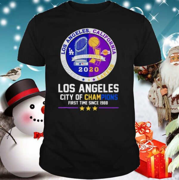 Los Angeles City of Champions first time since 1988 hoodie, sweater, longsleeve, shirt v-neck, t-shirt