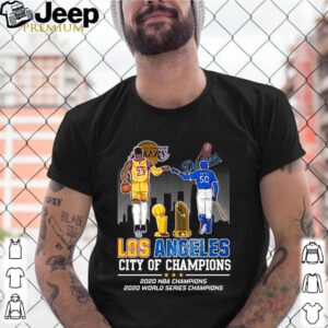 Los Angeles Lakers vs Los Angeles Dodgers Los Angeles city of champions 2020 NBA champions shirt