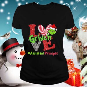 Love Grinch Assistant Principal Christmas shirt