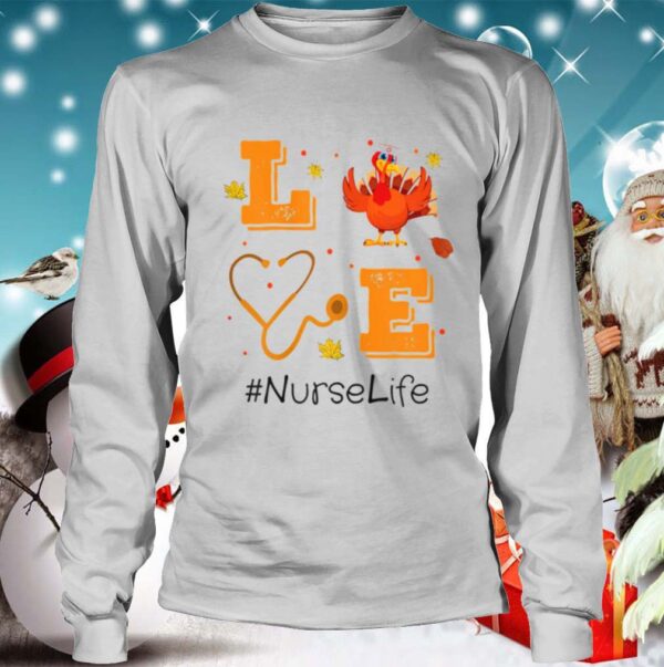 Love Nurse Life Turkey Nursing Thanksgiving pajama hoodie, sweater, longsleeve, shirt v-neck, t-shirt