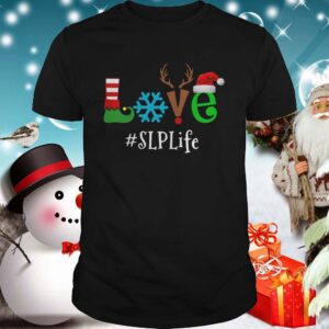 Love Snow Elf Reindeer SLP Life Christmas shirt