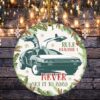 Marty Rule Number 1 Never Set It To 2020 – Back to Future Christmas Decorative Holiday Flat Circle Ornament Keepsake