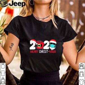 Merry Christ Mask 2020 Quarantine Christmas Santa shirt