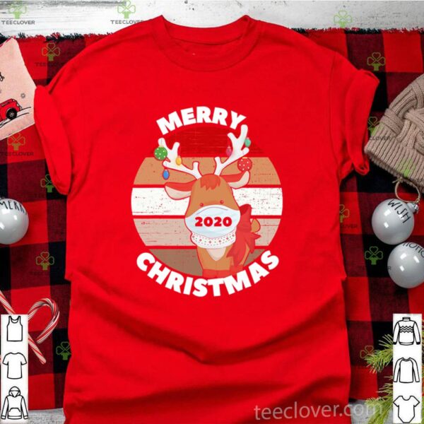 Merry Christmas 2020 Reindeer Wear Mask Vintage hoodie, sweater, longsleeve, shirt v-neck, t-shirt