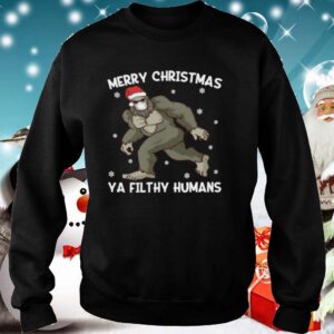 Merry Christmas Bigfoot Face Mask Sasquatch Santa