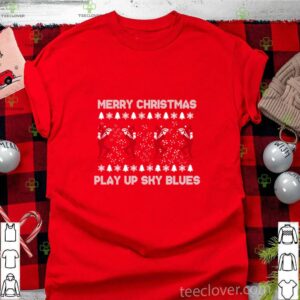 Merry Christmas Play Up Sky Blues shirt