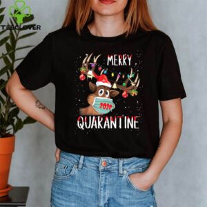 Merry Quarantine Christmas 2020 Reindeer Mask Pajamas Family hoodie, sweater, longsleeve, shirt v-neck, t-shirt