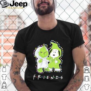 Merry christmas grinch and snoopy friends shirt