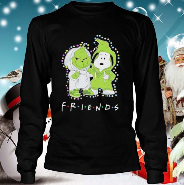 Merry christmas grinch and snoopy friends hoodie, sweater, longsleeve, shirt v-neck, t-shirt
