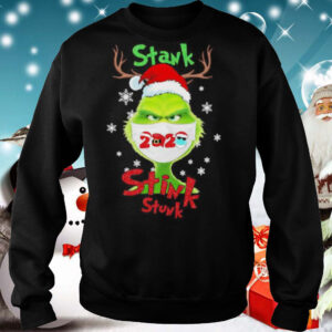 Merry christmas grinch wear mask stink stank stunk 2020 shirt