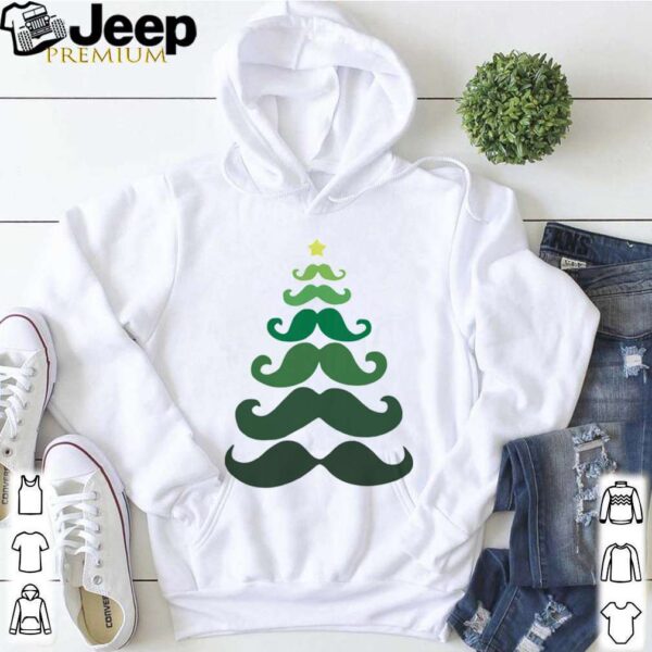 Mustache Christmas Tree shirt