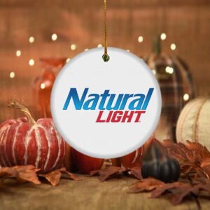 Natural Light Christmas Circle Ornament