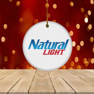 Natural Light Christmas Circle Ornament