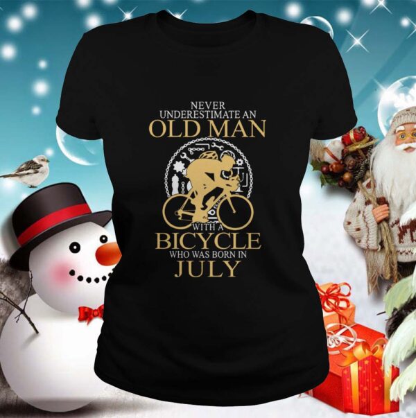 Never Underestimate An Old Man Bicycle Who Was Born In July