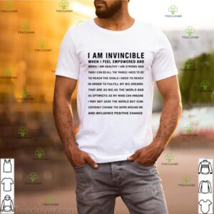 Norma Kamali White I Am Invincible hoodie, sweater, longsleeve, shirt v-neck, t-shirt