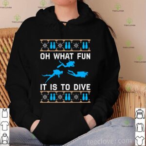 On what fun it is to dive Christmas shirt