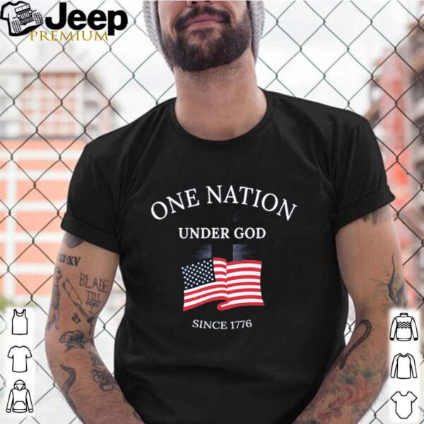 One nation under god since 1776 hoodie, sweater, longsleeve, shirt v-neck, t-shirt