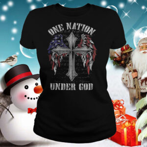 One nation under god wings american flag