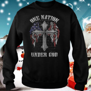 One nation under god wings american flag