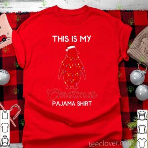 Penguin Santa This Is My Christmas Pajama shirt