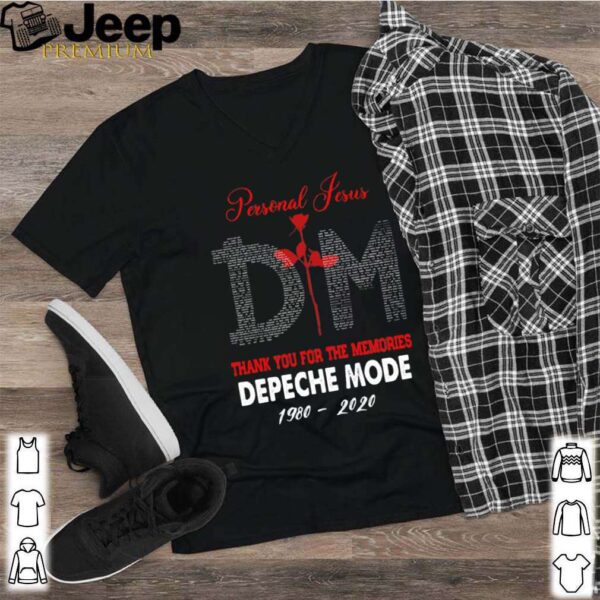 Personal Jesus Dm Thank You For The Memories Depeche Mode 1980 2020 shirt