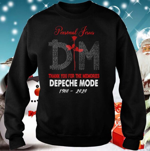 Personal Jesus Dm Thank You For The Memories Depeche Mode 1980 2020 shirt
