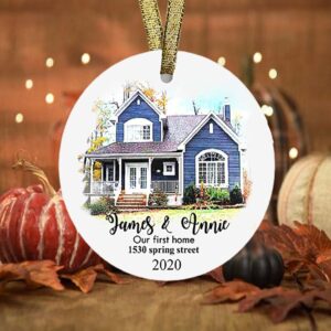 Personalize christmas ornament