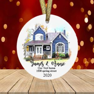 Personalize christmas ornament