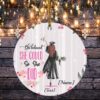 Personalized Sister Christmas Always Sisters For Three Decorative Christmas Flat Circle Orn