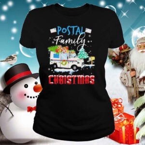 Postal family christmas shirt